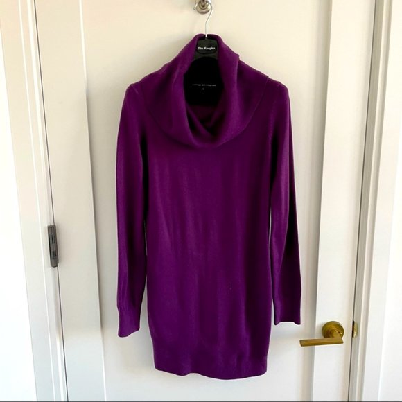 French Connection Sweater Dress Purple Amethyst Medium - Picture 1 of 5